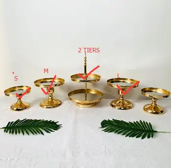 

4PCS GOLD cupcake stand