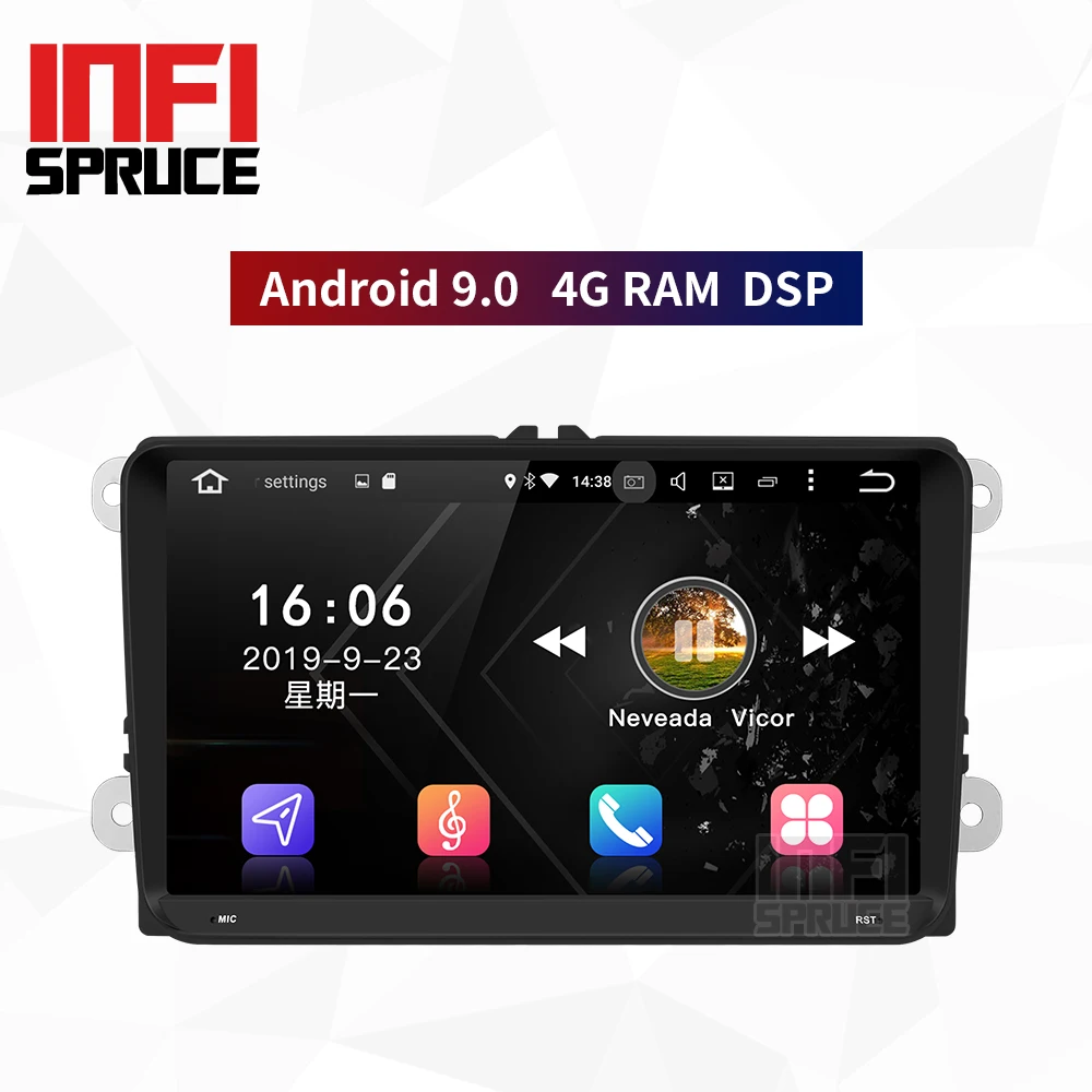 9 'android автомобильный dvd радио плеер для vw golf tiguan polo Skoda Fabia octavia Superb Yeti Seat Leon Toledo Rapid