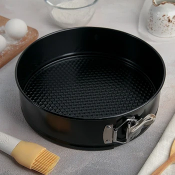 

Baking dish "Black", 24 × 7 cm, round, detachable
