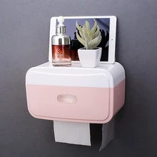 Многофункциональная коробка для салфеток, Свободные отверстия, водонепроницаемые, полупрозрачные, для размещения телефона, косметические стойки, горячая Распродажа