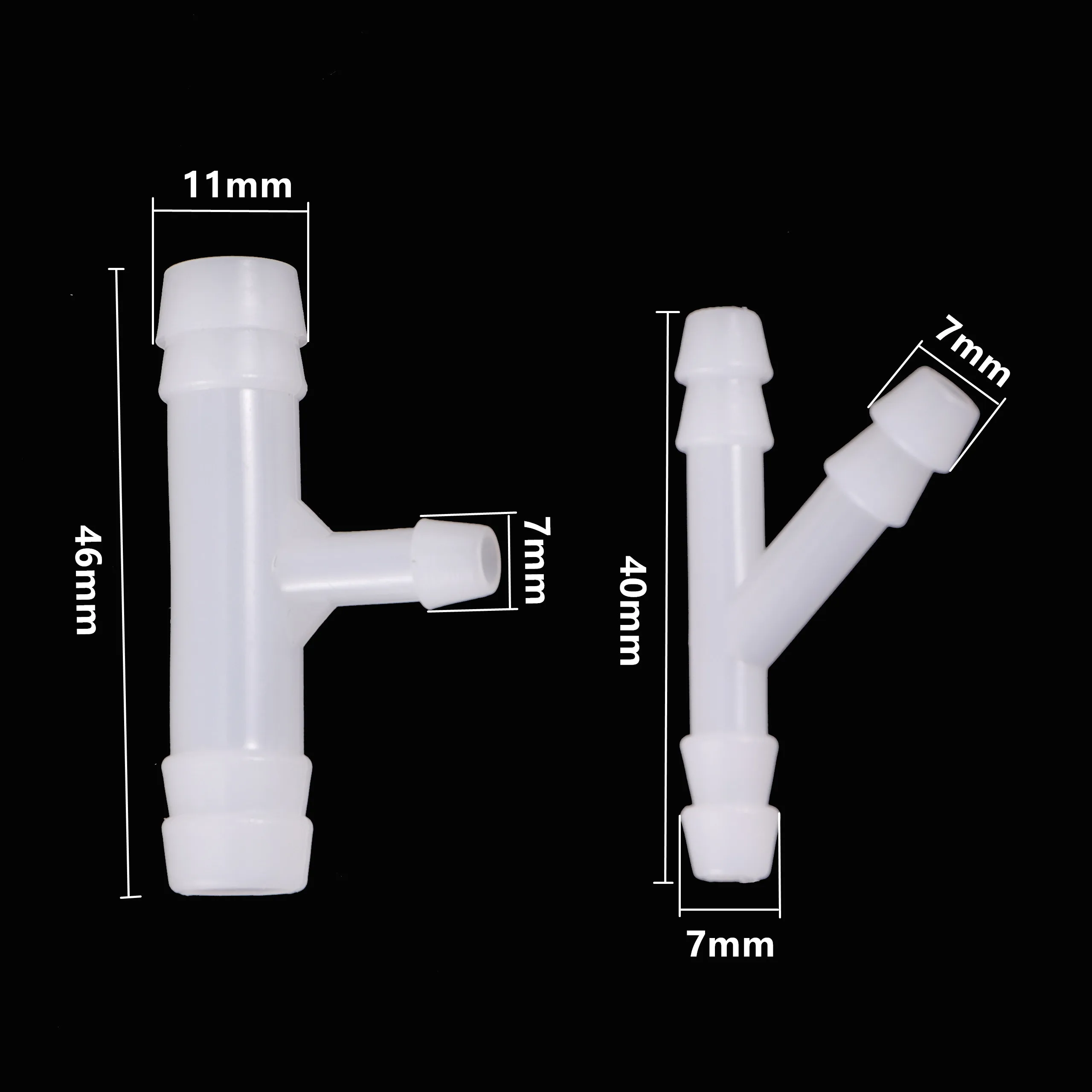 Hose-Barb Connectors-Drip-Pipe-Joiner-For-8-11mm-4-7mm-Hose-Irrigation S5I3 V1X9 