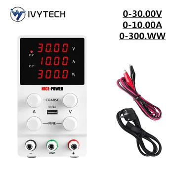 

IVYTECH NEW Switched Regulated Lab Bench Power Supply Adjustable Power Control Current Stabilizer Variable For Phone PC 30v 10a
