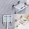 ELLEN Bathroom shower stool safety non-slip elderly disabled barrier-free bathing chair foldable stainless steel EL85014 5