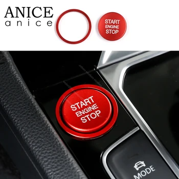 

Aluminium Alloy Engine Start / Stop Push Button Cover Trim Fit For Volkswagen Arteon 2017 2018 2019