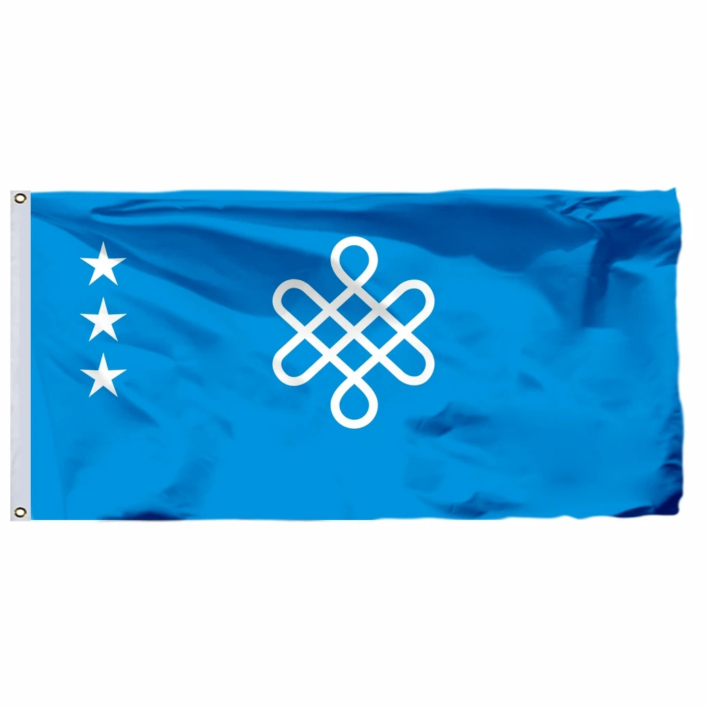 

Kazakhstan Kazakh Khanate Flag 60x90cm 3x5ft 21x14cm Empire Banner 100D Polyester Double Stitched High Quality Free Shipping