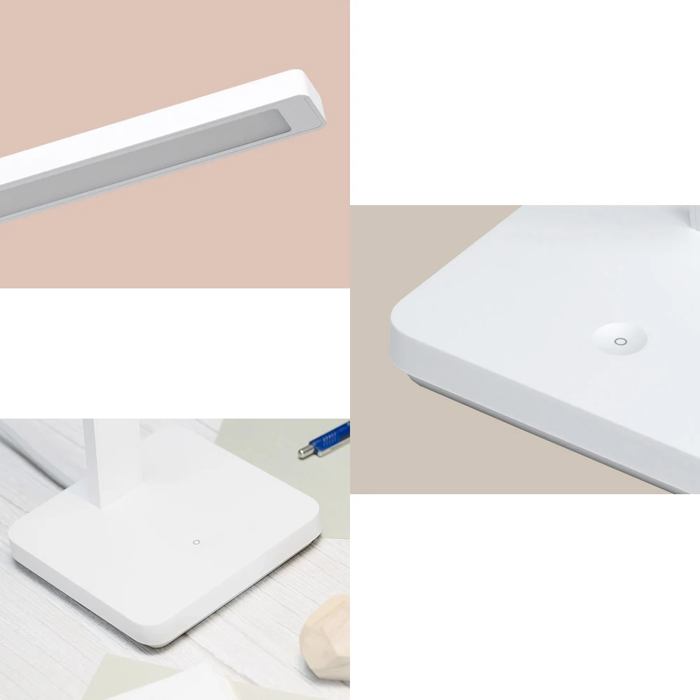 Xiaomi Mijia лампа Lite Регулируемая Настольная Светодиодная три режима освещения без