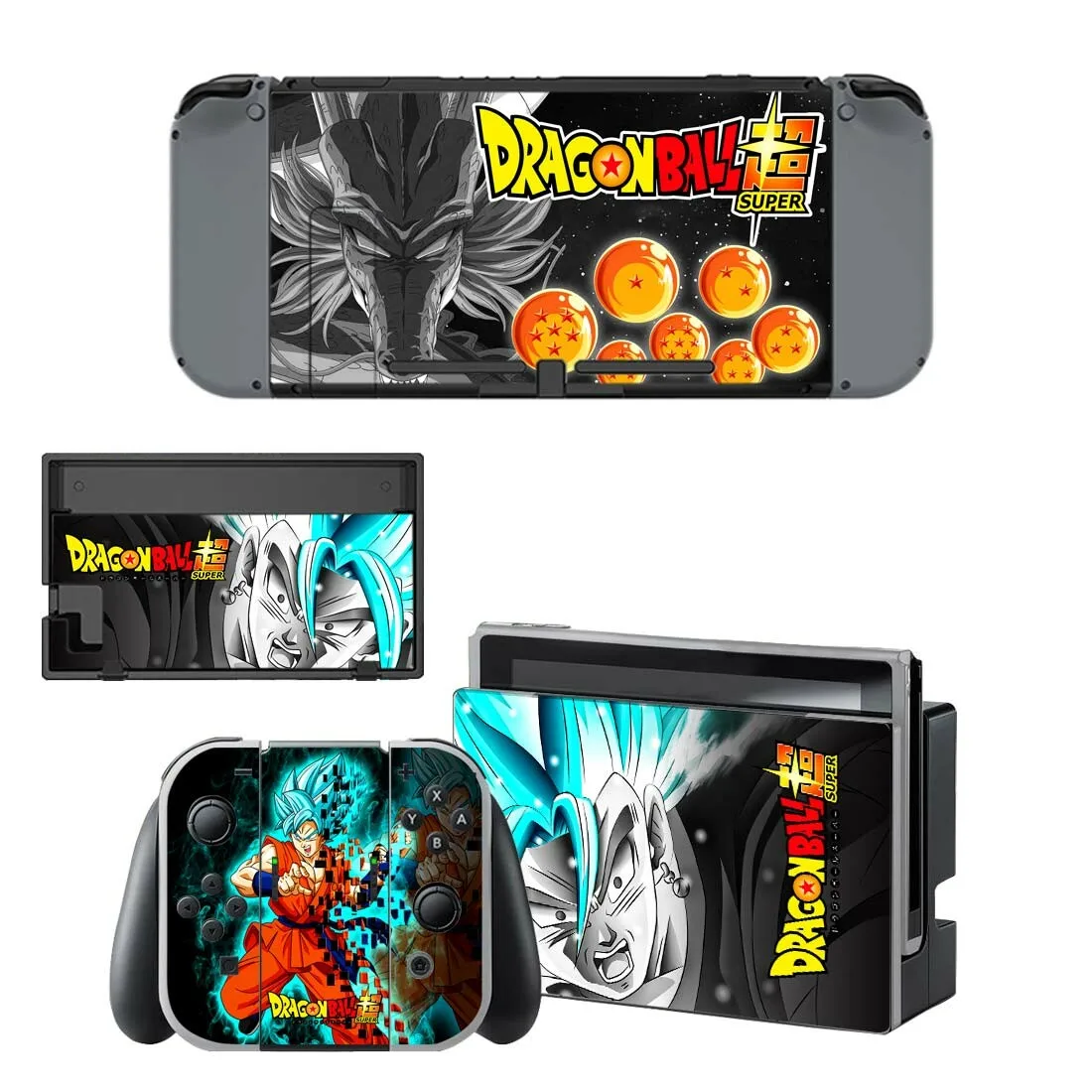 Наклейки для nintendo switch с кожицей Драконий жемчуг, супер переключатель, наклейка для консоли nintendo Switch, контроллер Joy-con, док-станция