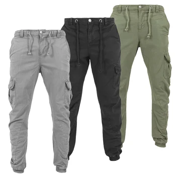 

Goocheer New Fashion Mens Skinny Cargo Combat Pants Slim Fit Sports Jogging Work Casual Long Trousers M-3XL