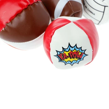 

Toddler Kids Boys Girls Hand Grasp Faux Leather Football Soccer Toy Ball Set R9UE