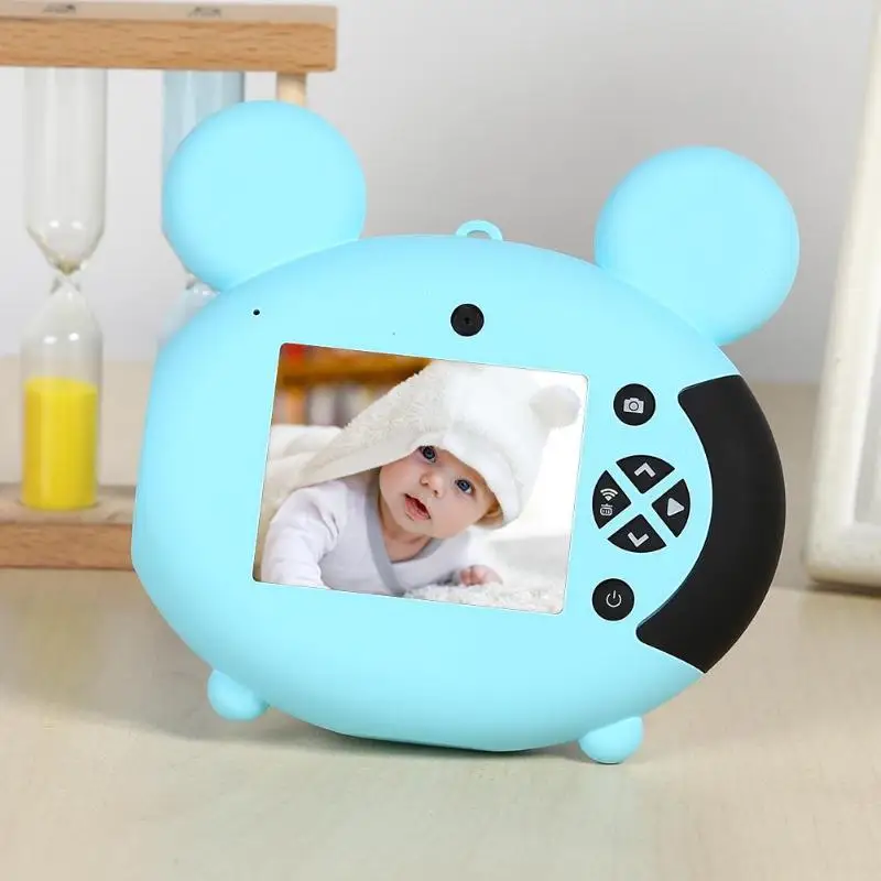 Mini Kids Cute DIY 2 дюйма 8MP 1080P Цифровая камера Встроенная перезаряжаемая батарея фронтальная линза 1243 17# объектив автоспуска 0308 5,5