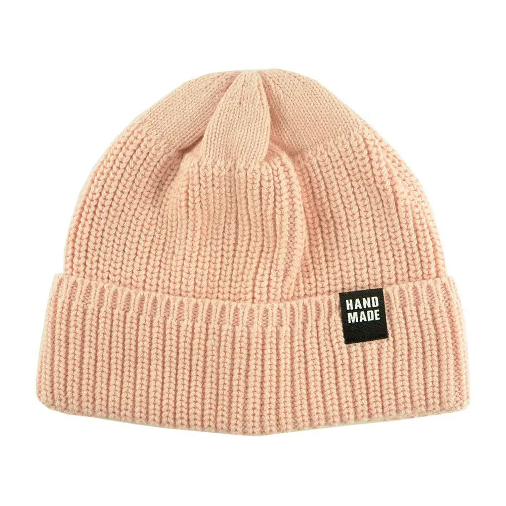 Белый Beanies/Новинка года; однотонные вязаные теплые мягкие модные шапки в Корейском стиле; детские шерстяные Повседневные шапки; элегантная шапочка - Цвет: Белый