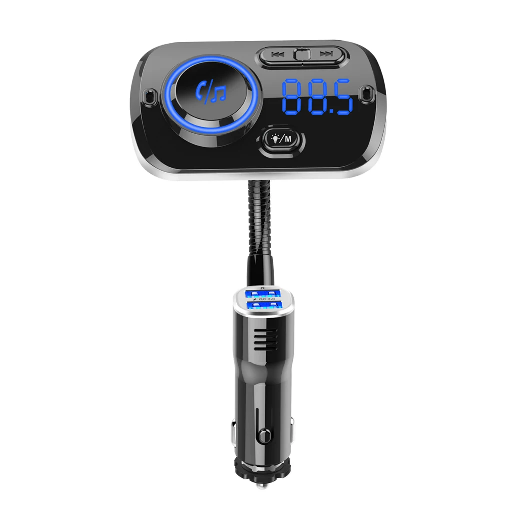 Quelima Bluetooth CarCharger QC3.0 беспроводной Bluetooth fm-радио адаптер Музыка