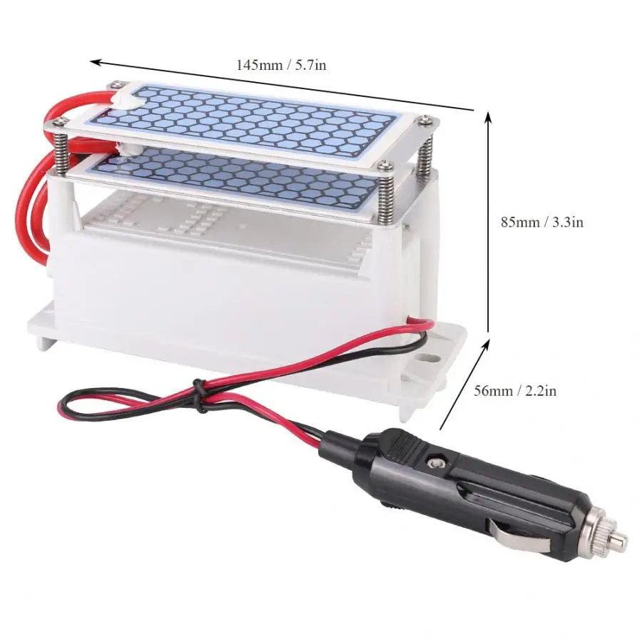 DC12V озоновый генератор 10 Гц/ч автомобильный очиститель воздуха озонатор очиститель воздуха мини Озон Генератор озонатор стерилизация запах