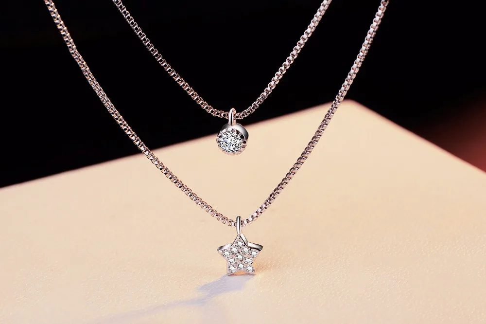 

Ztung HBL1 for mo Europe and United States genuine S925 Sterling Silver Pendant Necklace explosion with packing
