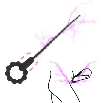 IKOKY Penis Plug Urethral Vibrator Sex Toys For Men Adult Games Horse Eye Vibrator Silicone Adult Products 2