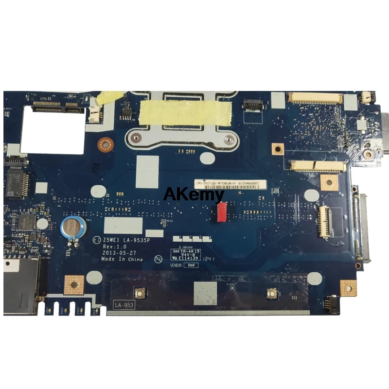 Для ACER E1-570 Материнская плата ноутбука E1-570 I3-3217U HM77 Z5WE1 LA-9535P испытанное хорошее