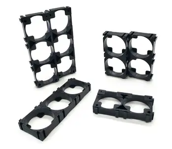 

600pcs/lot 32650 2x 3x 2P 3P Battery Holder Bracket Cell Safety Anti Vibration Plastic Brackets for 32650 Batteries Storage Box