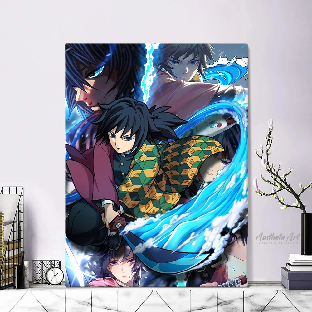 Demon Slayer Tomioka Giyuu 3d Poster Wall Art 3d Flip Gradient Poster Anime  Painting 3d Wall Stickers Home Decor Gifts Kids Toy - Animation  Derivatives/peripheral Products - AliExpress