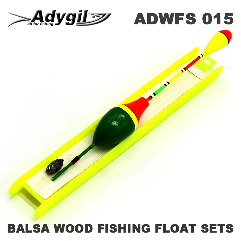 Adygil пробкового дерева поплавок наборы ADWFS 015 Floatation 3g длина линии 83 см крючок Размер#10 5 шт./лот