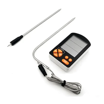 

Kitchen Thermometer Set,Meat Thermometer Instant Read Digital Kitchen Cooking Thermometer with Large LCD Dual Probe Food Thermom