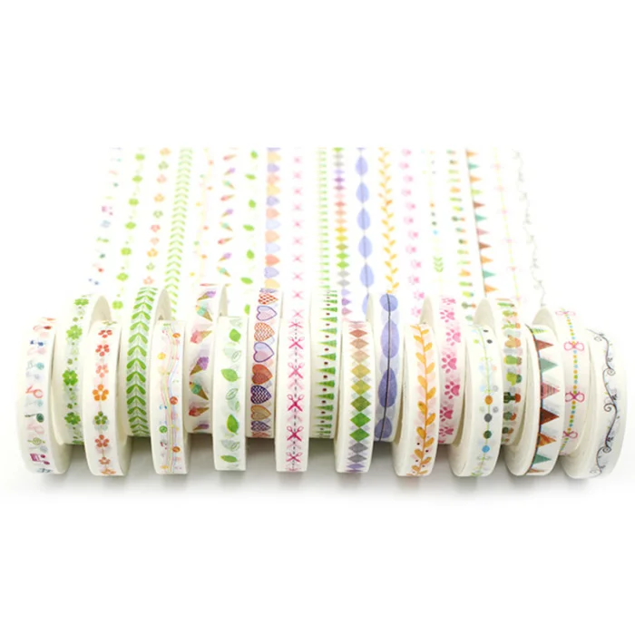 19 Rolls Washi Masking Tape Set Floral Decorative Paper Tapes for DIY Craft Photo Albums MYDING
