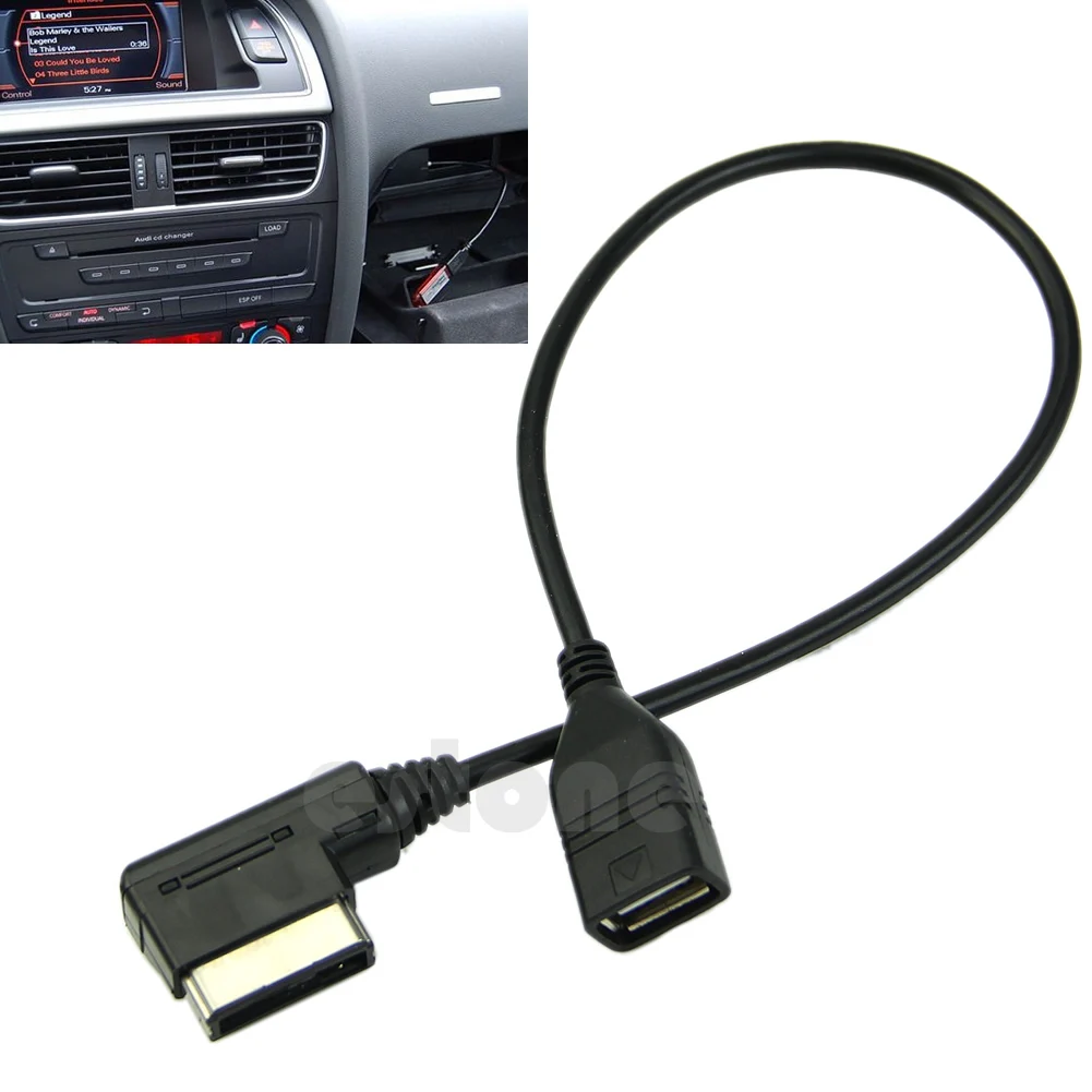 Музыкальный интерфейс AMI MMI AUX к USB Кабель-адаптер флэш-накопитель для Audi Car Audio 87HE