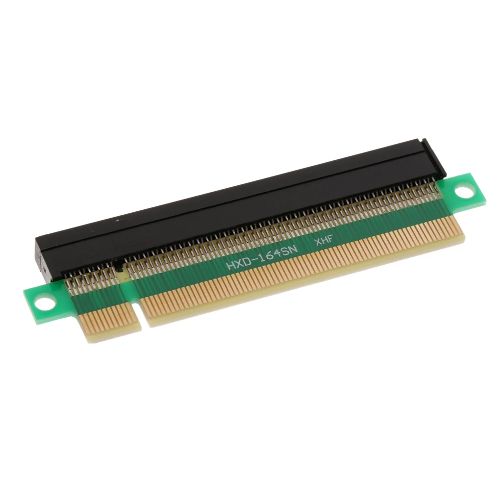 1Pack PCI-E 164-Pin PCI Express 16x Male to Female Extension Protector Riser Card