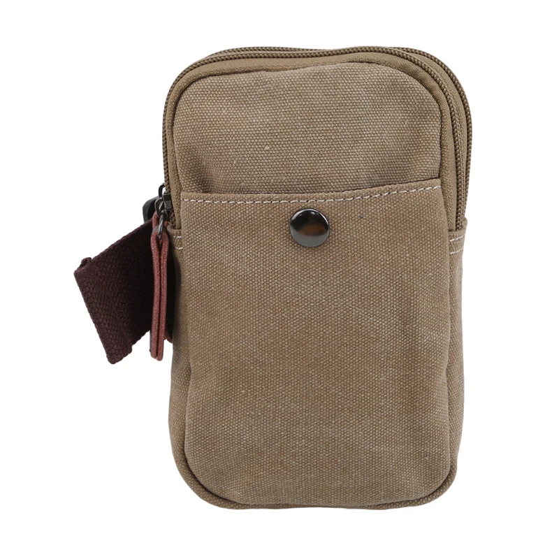 Khaki style 1 Поясные сумки для мужчин, поясная сумка для сотового телефона, дорожная сумка, маленькие держатели для карт, мужские сумки в стиле милитари - Цвет: Khaki style 1