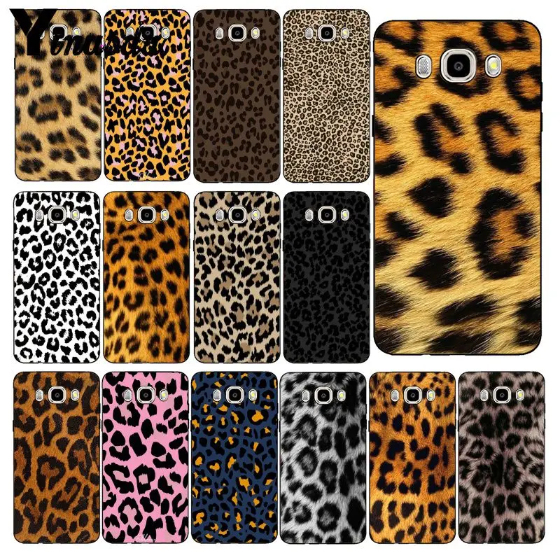 

Yinuoda Fashion Leopard fur Phone Case For Samsung Galaxy J7 J6 J8 J4 J4Plus J7 DUO J7NEO J2 J5 Prime