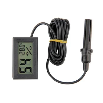 

Mini Digital Thermometer Hygrometer Mini LCD Thermometer Humidity Meter Indoor XI