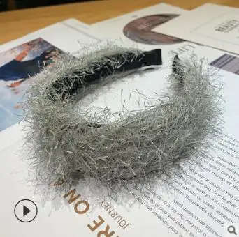 7 36 шт./лот DIY простой мульти плюшевый мыть лицо повязки на голову широкий галстук повязки с узелком Инструменты для укладки волос аксессуар HA1553 - Цвет: 7