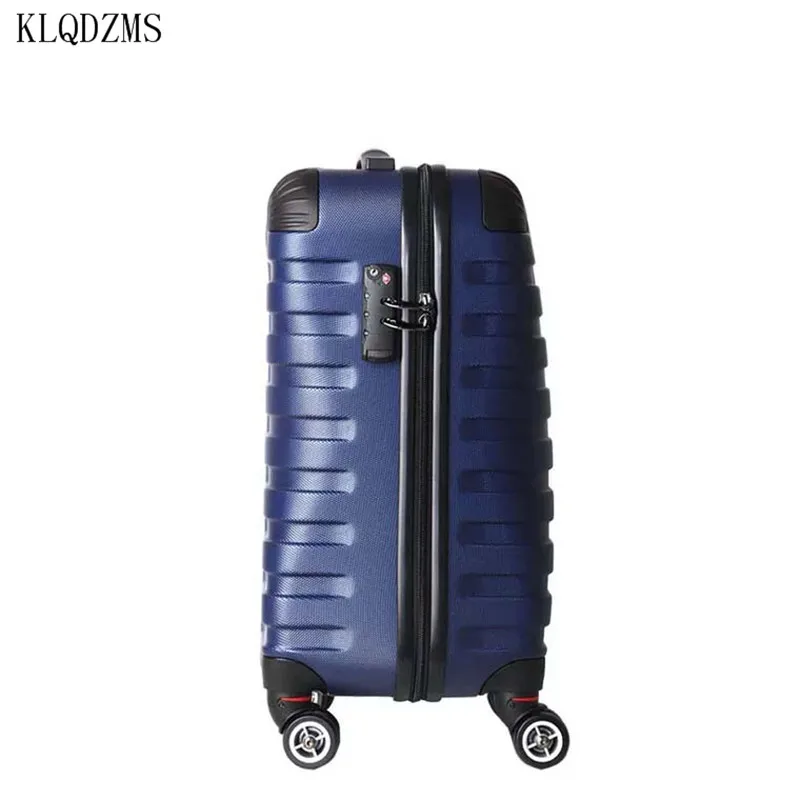 KLQDZMS 1" 26" 30 дюймов модные классические сумки на колёсиках Брендовые женские чемодан на колесиках мужская дорожная сумка Hardside