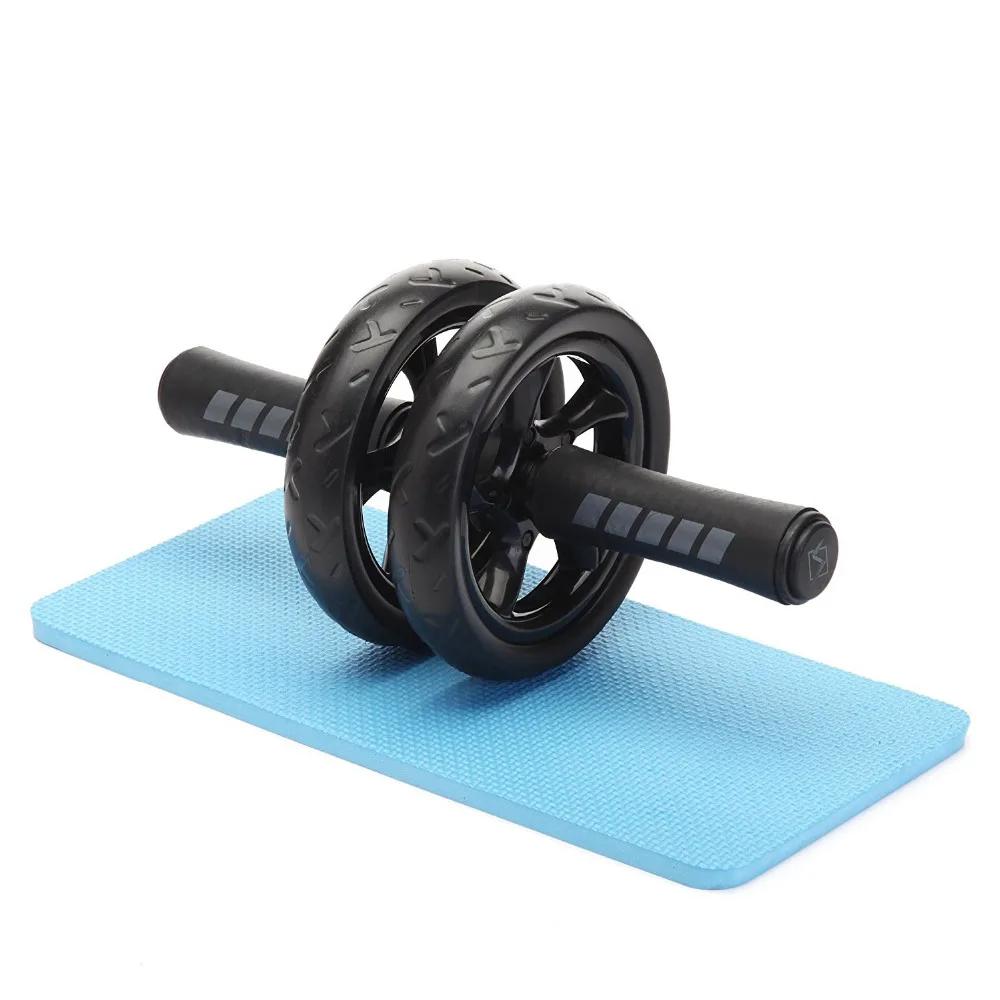 Новое Keep Fit колеса без шума колесо Ab ролик с ковриком для упражнений фитнес-оборудование