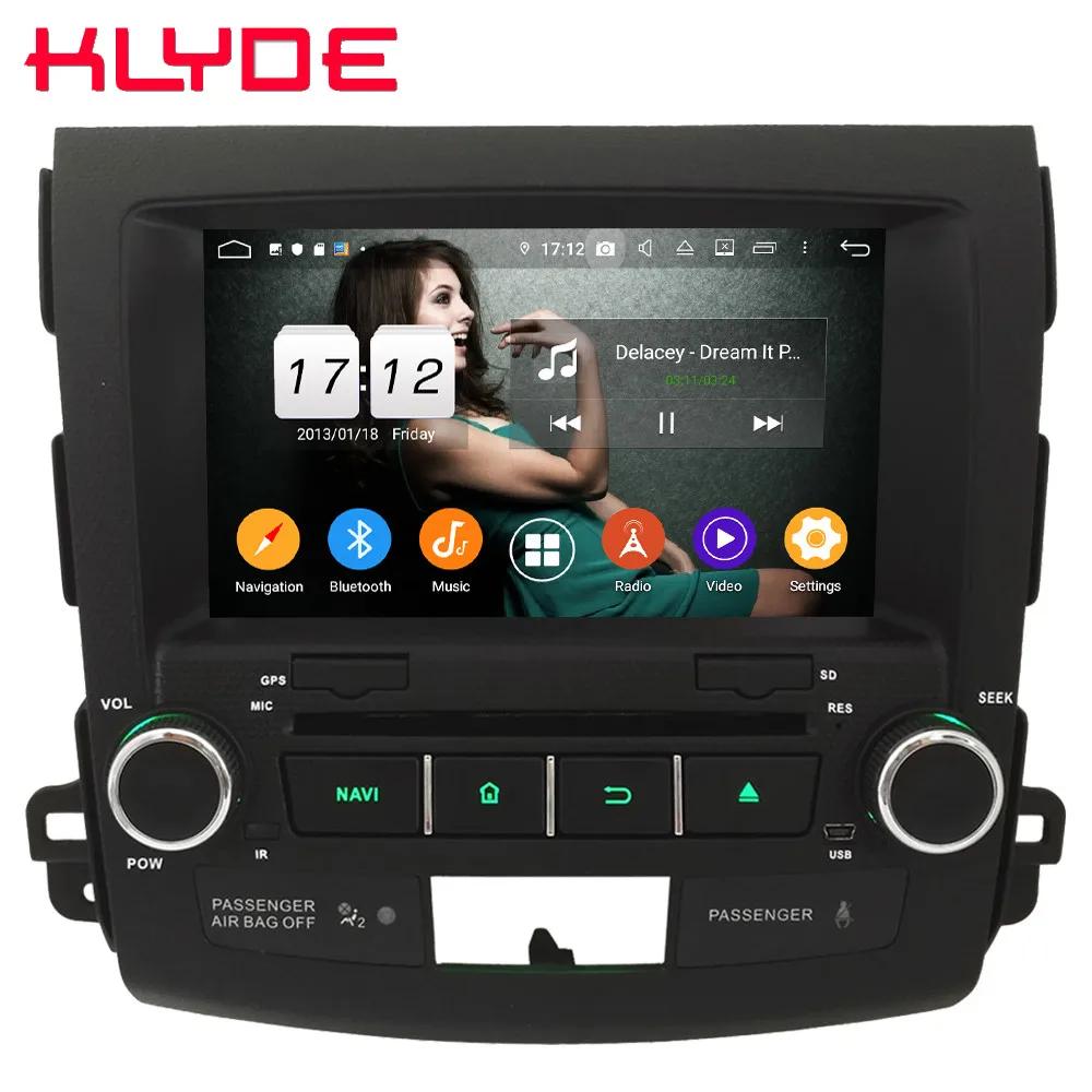 Klyde IPS 4G Android 10 Восьмиядерный 4 Гб + 64 DSP автомобильный DVD мультимедийный плеер для