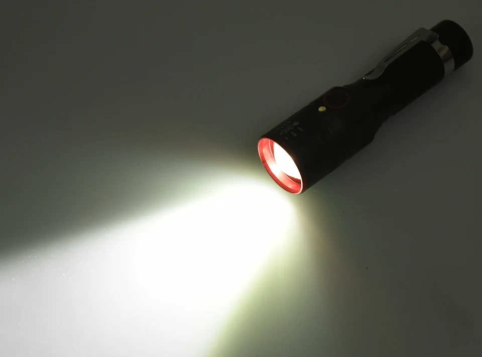 Xhp50 светодиодный флэш-светильник usb 18650 перезаряжаемый Сильный магнитный задний светильник VS xm-l t6 фонарик