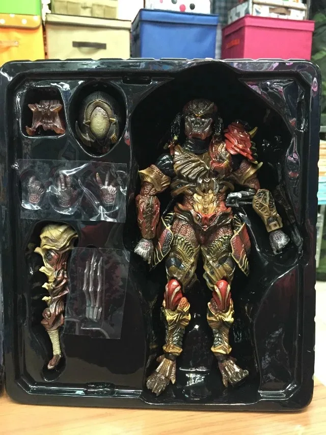 Фигурка Хищник Кай-плей арт инопланетный Охотник модель игрушки фильм Primevil Play-Arts фигурка PlayArts Kai фигурки пришельцев Хищник