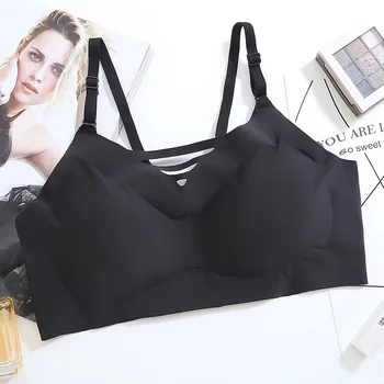 

Women's Seamless Bra Vest Underwear One Piece Push-up Comfortable Lace Lingerie Brautiful Back Bra Top M-XL Size Bra Bralette