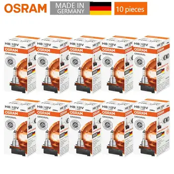 

OSRAM Original H8 Halogen lampStandard Auto Fog Lamp Replacement Car Light Bulb 12V 35W 64212 3200K (10 pieces)