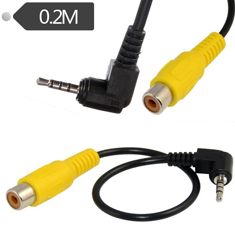 1Pc 2.5mm AV-in Converter Video Cable Stereo Male Plug To RCA Female Adapter | Компьютеры и офис