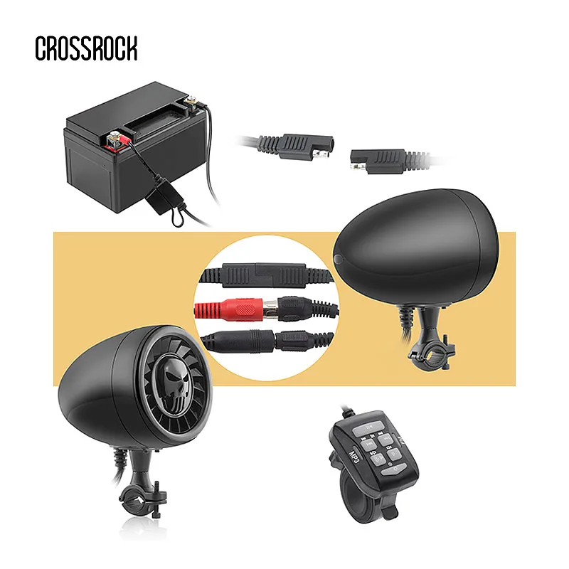 5 дюймов Водонепроницаемый ATV/UTV/лодка мотоцикл Bluetooth колонки тяжелый бас