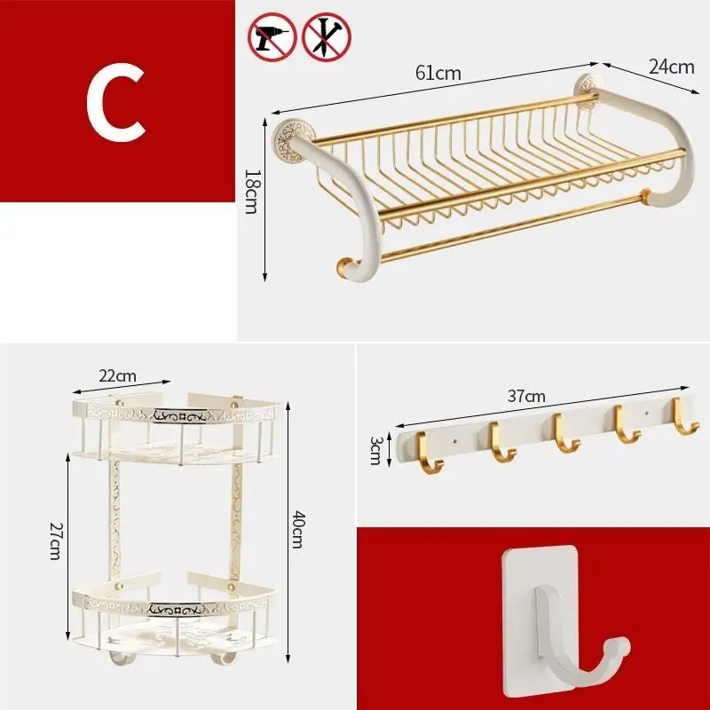 Number 13 Держатель для хранения мобильного Bagno Esquinero Ducha шкафы из стали Prateleira Parede Banheiro Salle De Bain полки для Ванная комната настенная полка - Цвет: Number 13