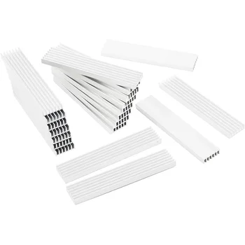 

HOT-20Pcs Aluminum Module Heatsink Heat Sink Good Thermal Conductivity Cooling for Power Amplifier Transistor 100 x 20X 6mm