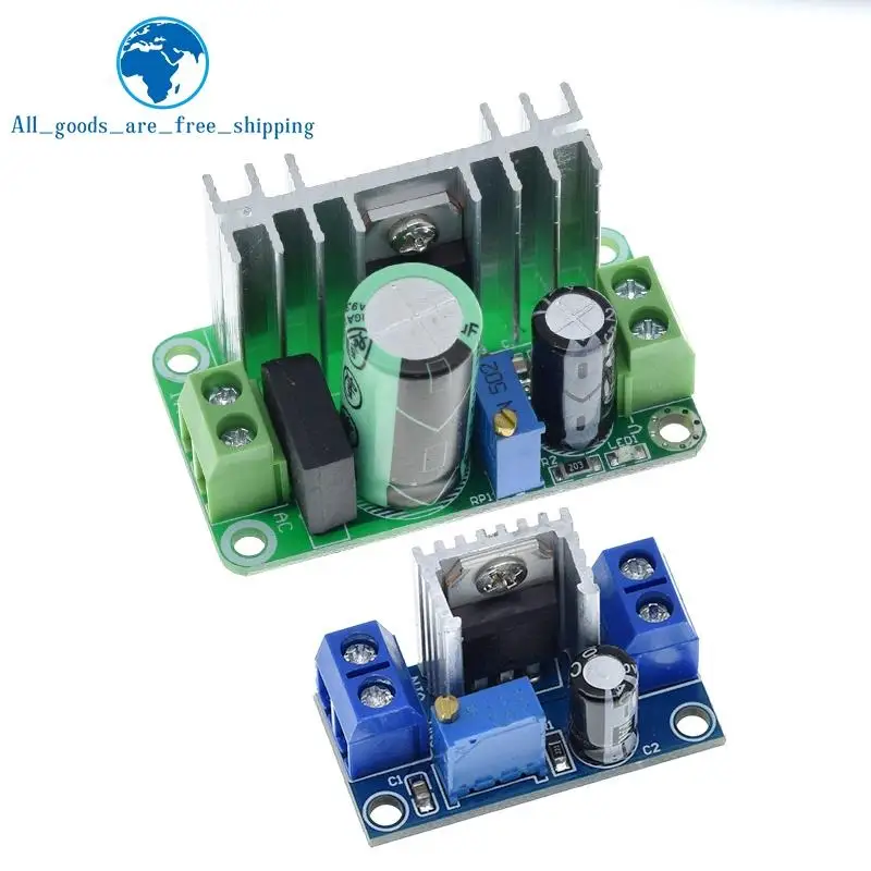 Fuente De Poder Ajustable LM317 AC/DC Con Display 2A