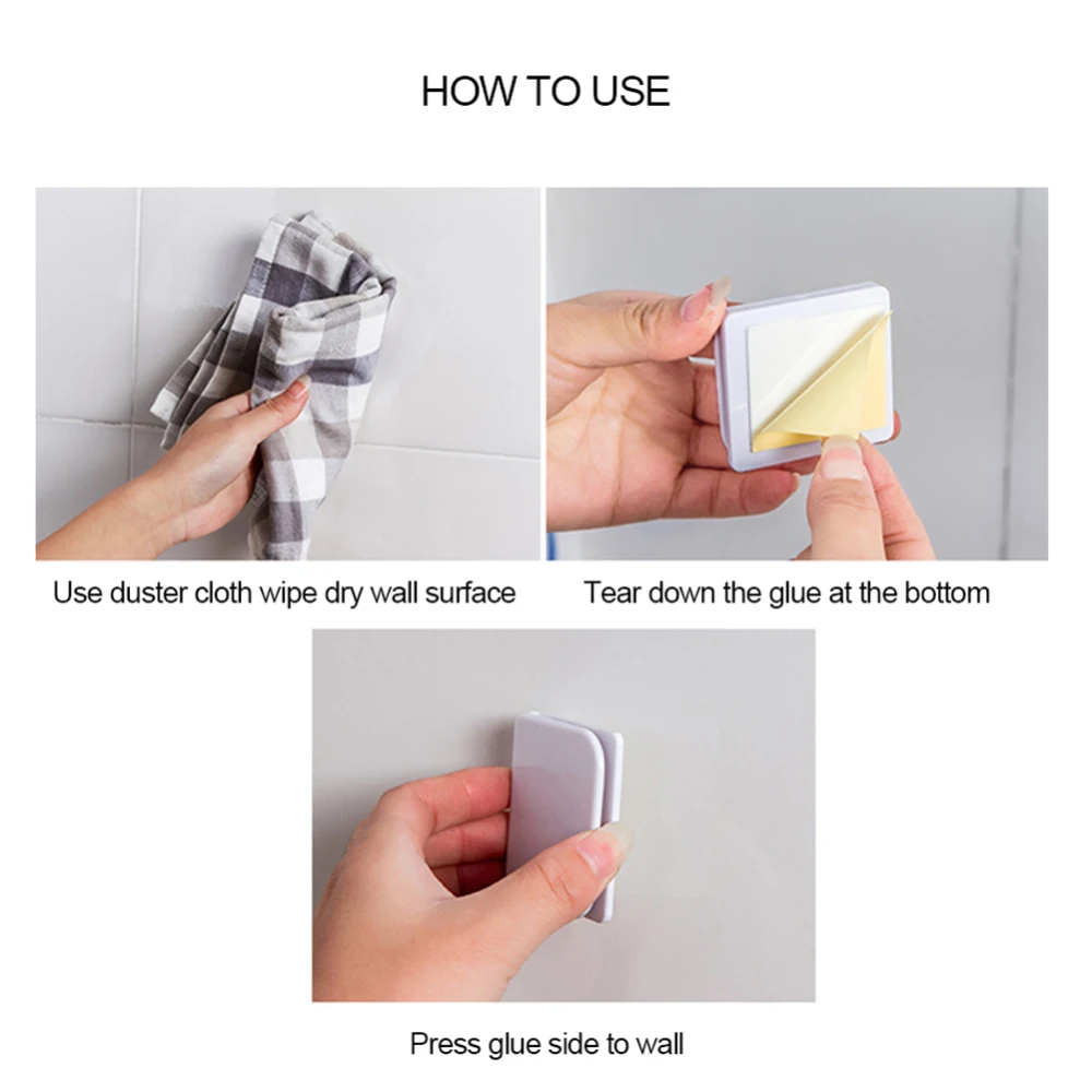 2 шт. высококачественные зажимы для штор ванной комнаты простые однотонные