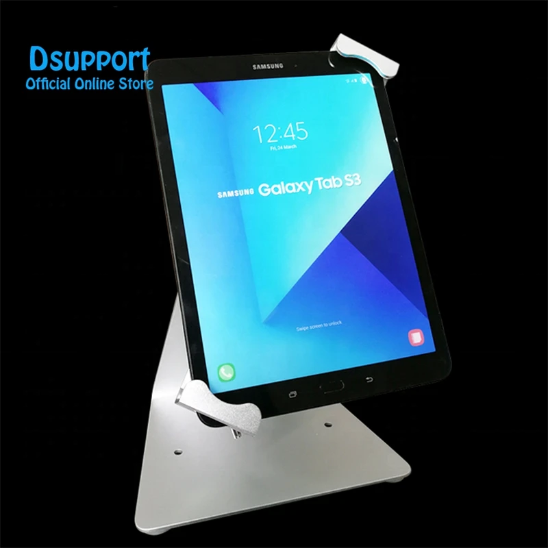 support de tablette support de bureau pour tablettes de taille variée de support de tablette universel avec serrure