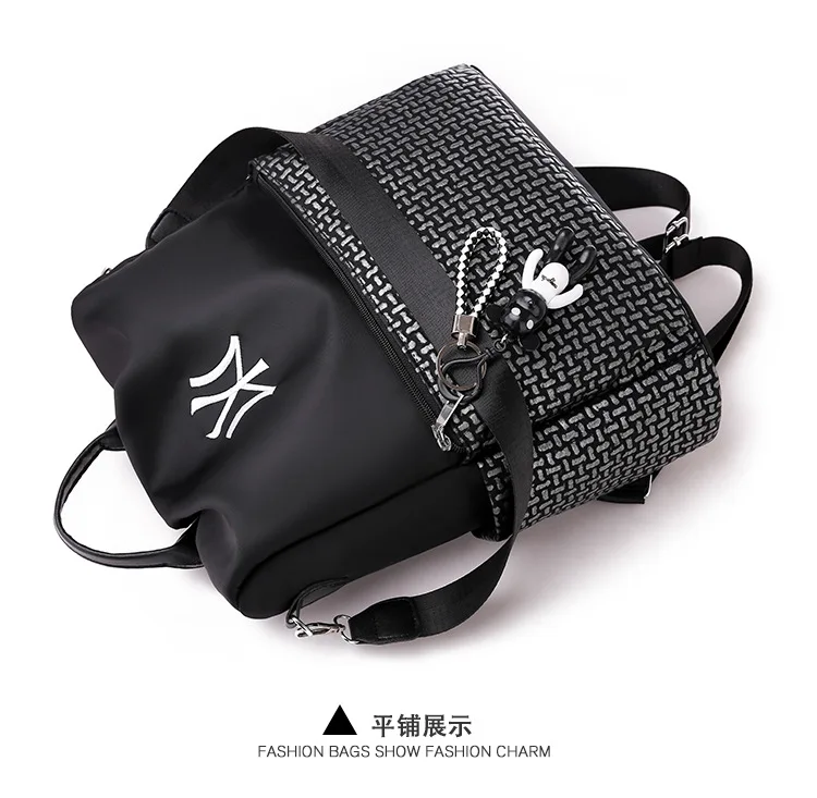 Backpack New Style Oxford Cloth Nylon Waterproof Anti-Theft Casual Multi-functional Dual Purpose Backpack