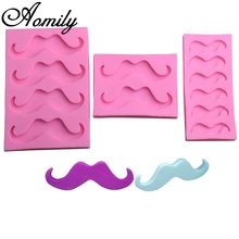 Mustache Beard Shaped Silicone Ice Cube Tray Mold Popsicle Candy Soap Mould