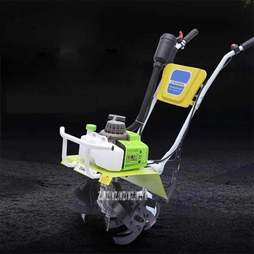 

980 Two-stroke Micro-tillage Machine Multifunctional Garden Toos lScarifier Weeding Machine Mini Rotary Tiller Mower 2.5KW 68CC