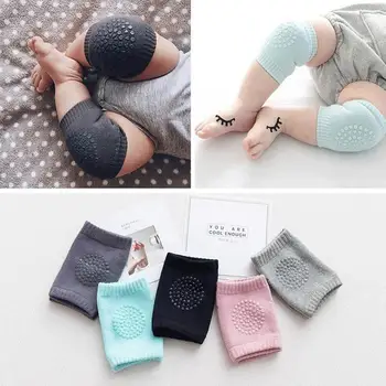 

Newborn Babys Non-slip Baby Kneecap Summer Children Cotton Knee Pad Baby Crawling Knee Pads Terry Thick Mesh Breathable 0-24 M