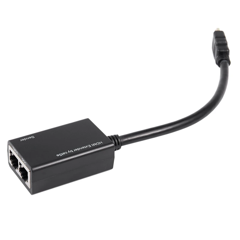 AMS-HDMI по RJ45 CAT5e CAT6 UTP LAN Ethernet расширитель повторитель 1080P 3D до 100 футов